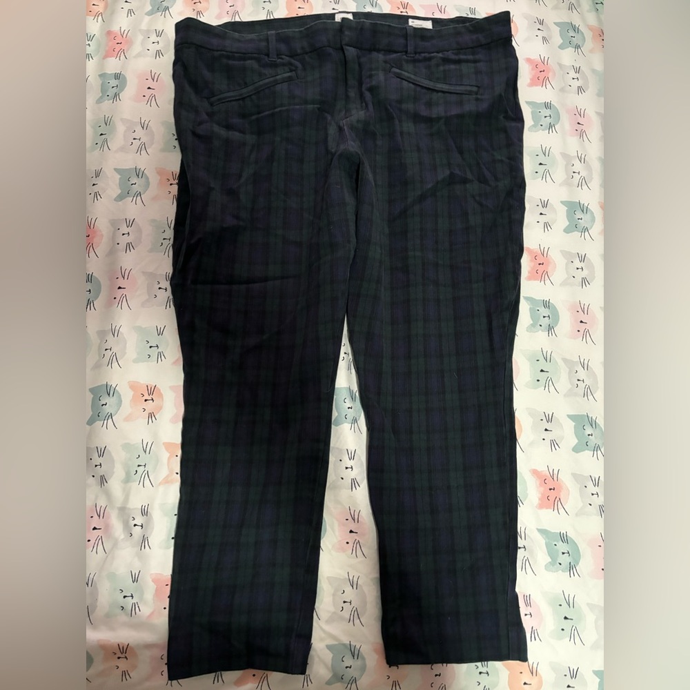 GAP checkered pants size 20